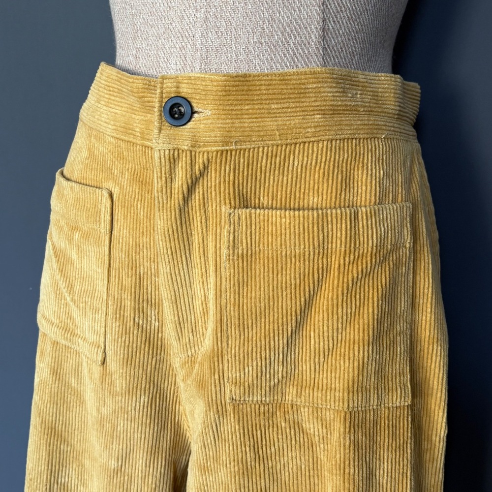 Nooworks Corduroy Bellbottom Pants Made in USA | Size Medium | Khaki Tan
